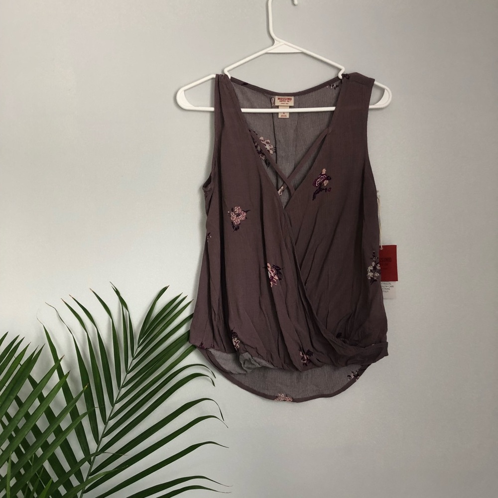 Purple Floral Top